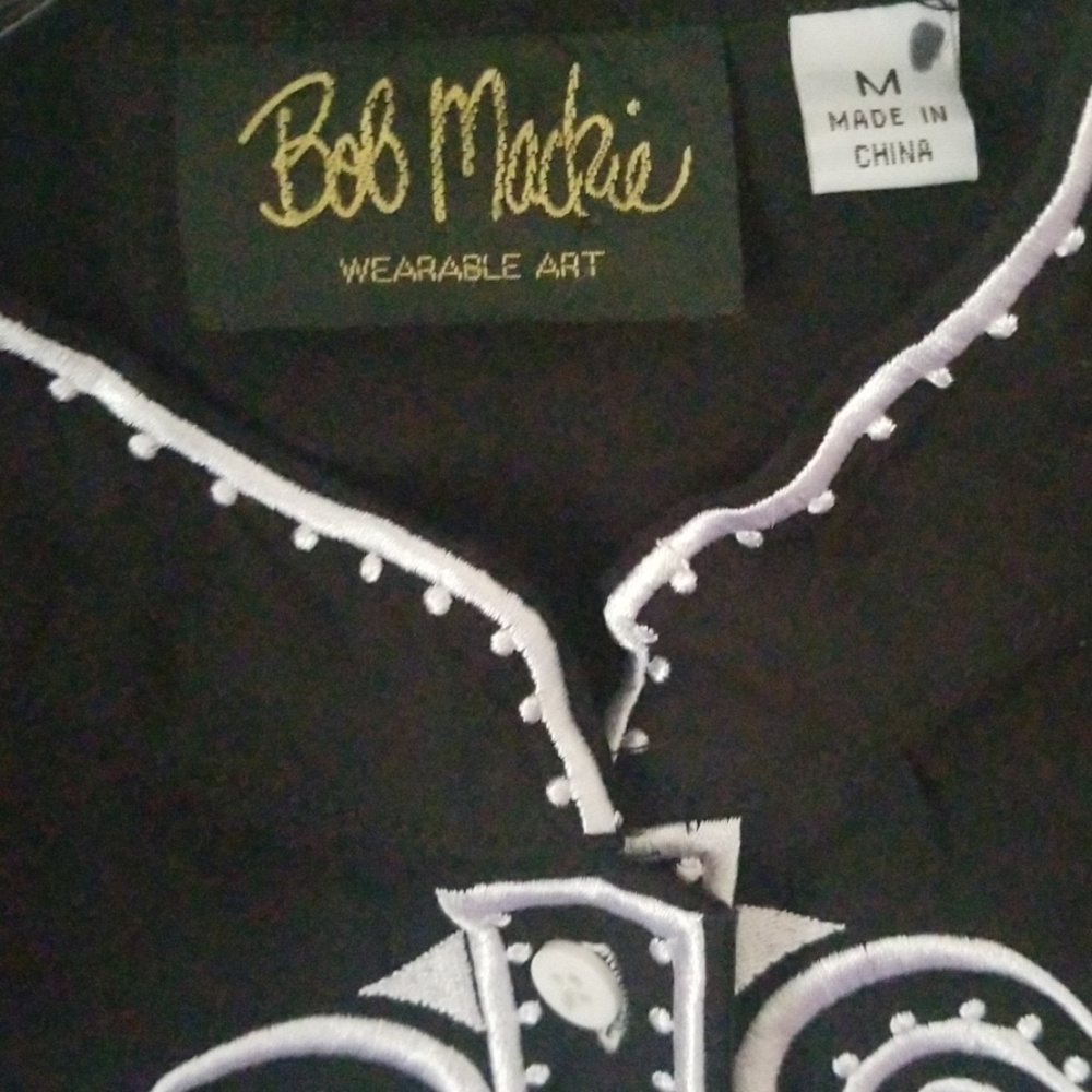 Bob Mackie Wearable Art Blouse - image 3